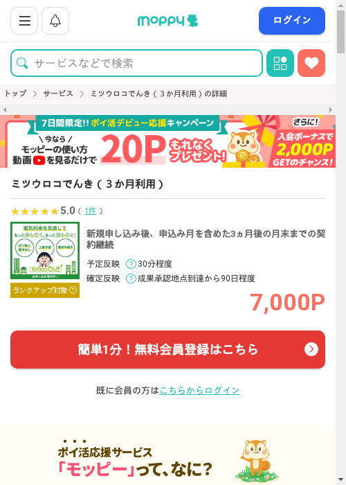 ミツウロコの過去最高画像（モッピー・2026年2月27日）