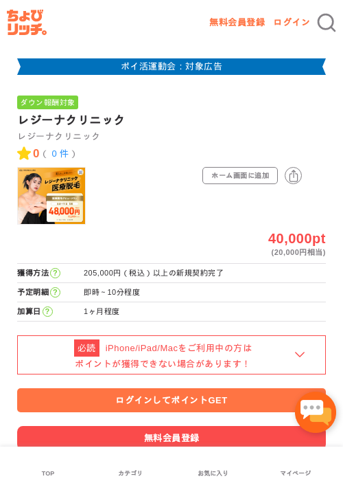 レジーナクリニックの過去最高画像（ちょびリッチ・2026年4月28日）