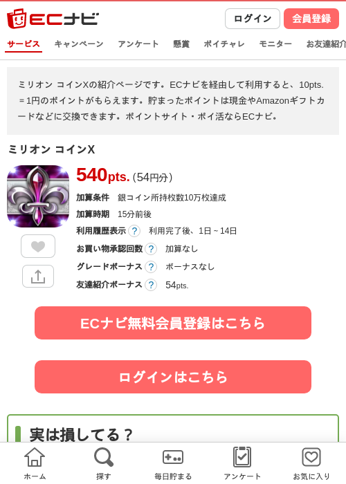 コインの過去最高画像（ECナビ・2026年4月20日）