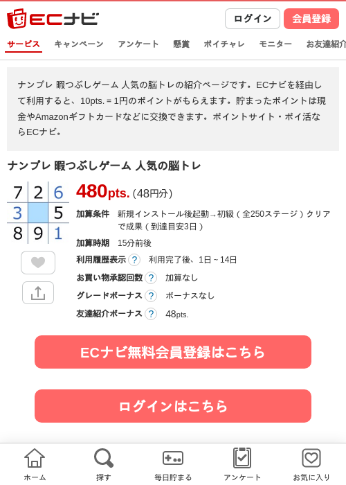 ナンプレの過去最高画像（ECナビ・2026年4月19日）