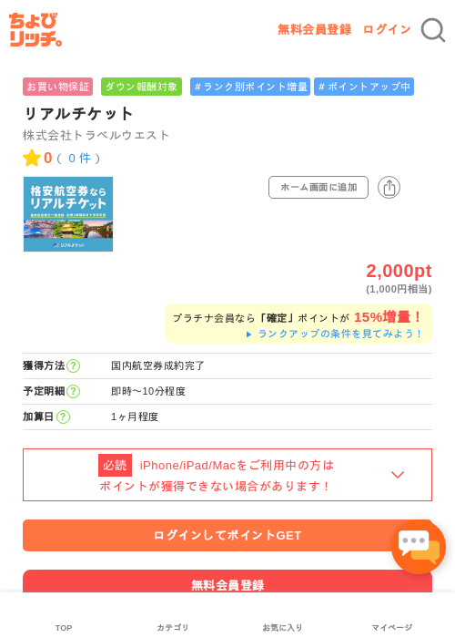 リアルチケットの過去最高画像（ちょびリッチ・2026年5月2日）