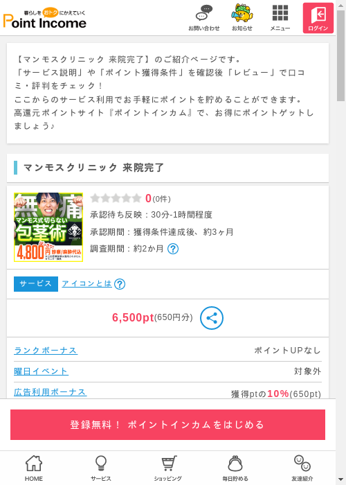 マンモスの過去最高画像（ポイントインカム・2026年3月10日）