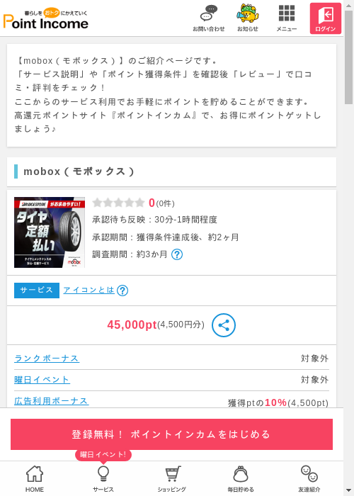 ポイントインカム過去最高画像