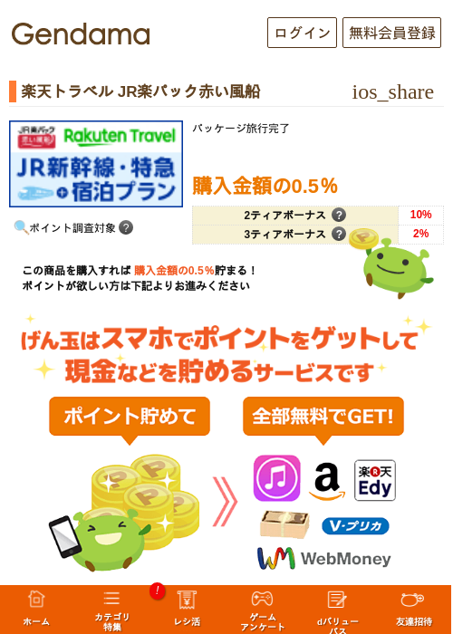 楽天トラベル JR楽パック赤い風船の過去最高画像（げん玉・2026年5月17日）