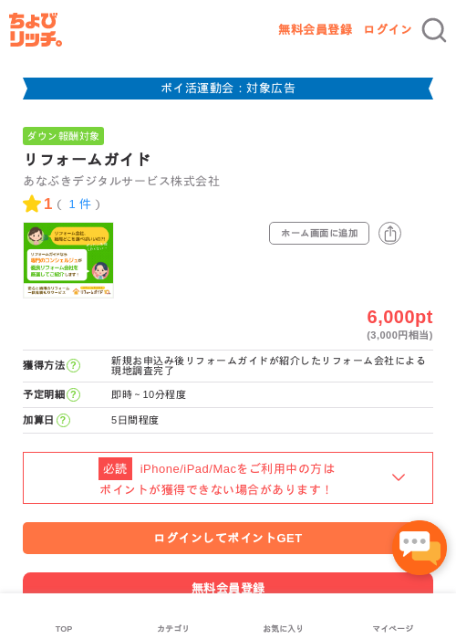 リフォームガイドの過去最高画像（ちょびリッチ・2026年4月28日）