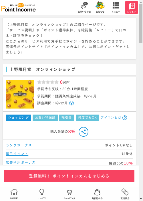 ラインの過去最高画像（ポイントインカム・2026年3月9日）