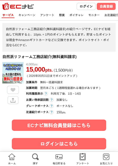 資料請求の過去最高画像（ECナビ・2026年4月23日）