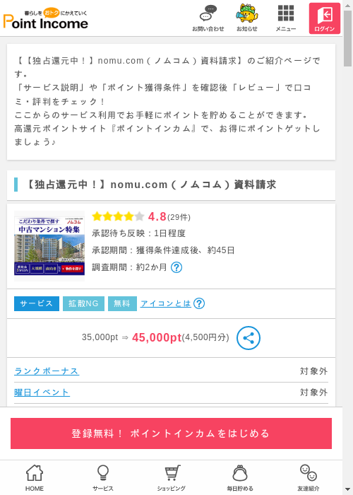 comの過去最高画像（ポイントインカム・2026年3月10日）