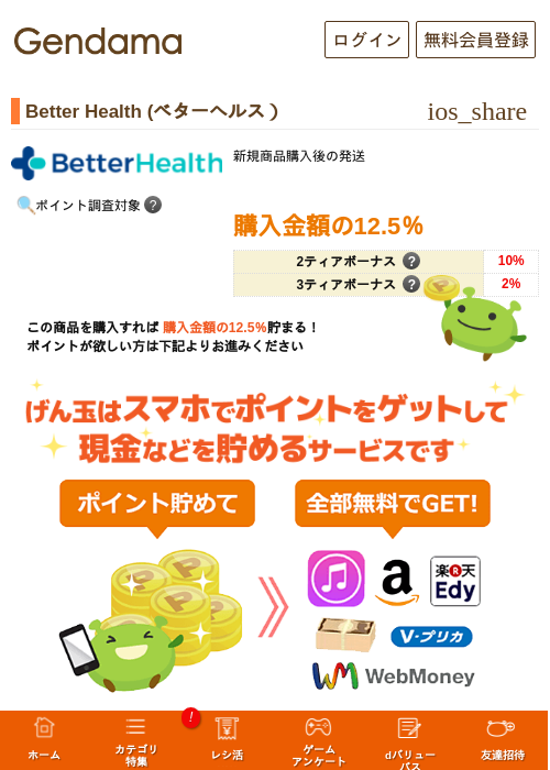 Better Health (ベターヘルス）の過去最高画像（げん玉・2026年5月17日）