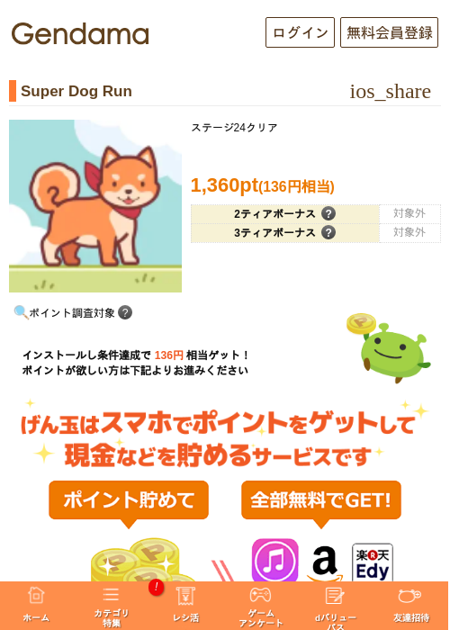 Super Dog Runの過去最高画像（げん玉・2026年5月5日）