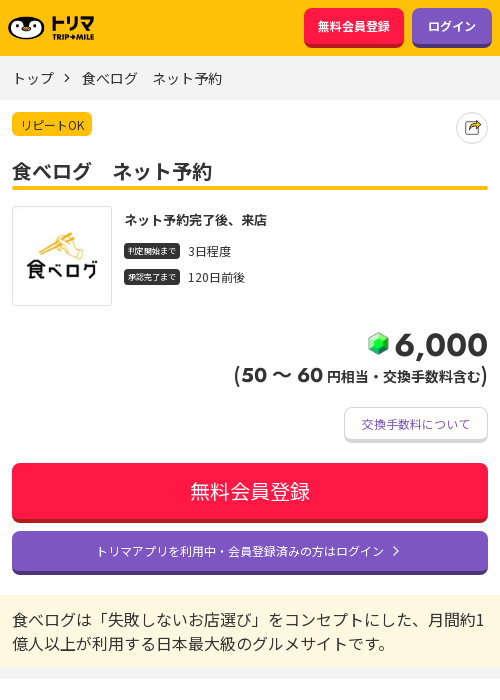 食べログの過去最高画像（トリマ・2026年3月21日）