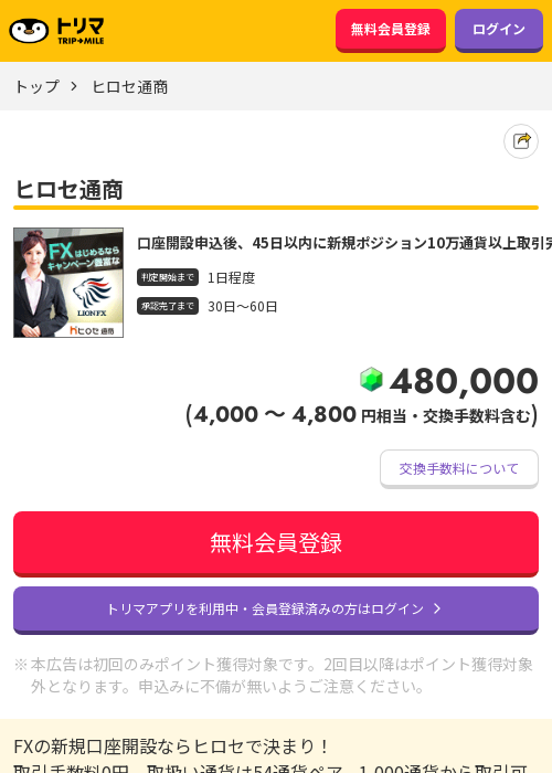 ヒロセ通商の過去最高画像（トリマ・2026年3月23日）