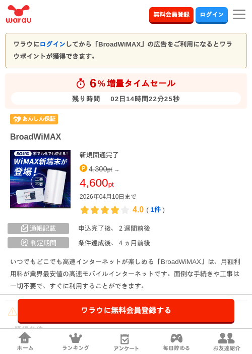 MAXの過去最高画像（ワラウ・2026年4月8日）