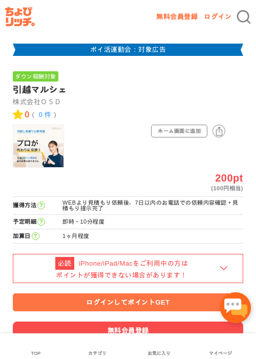 引越の過去最高画像（ちょびリッチ・2026年4月28日）