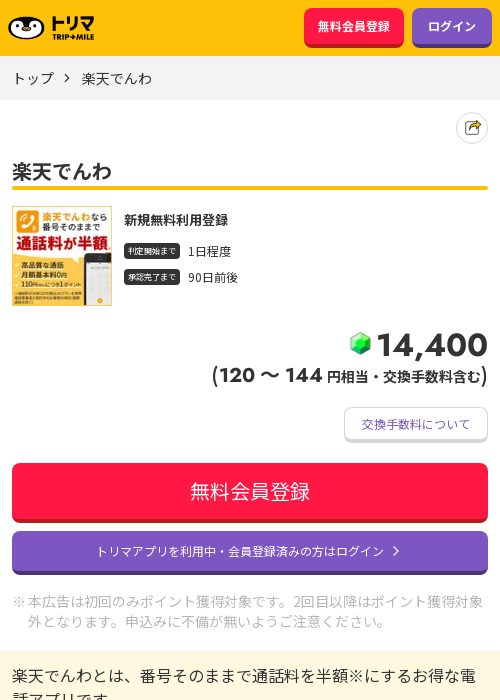 楽天の過去最高画像（トリマ・2026年3月21日）