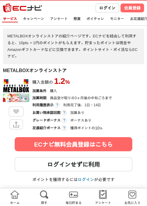 meの過去最高画像（ECナビ・2026年4月20日）