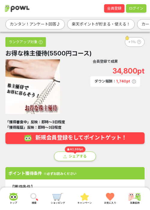 株主の過去最高画像（Powl・2026年3月19日）