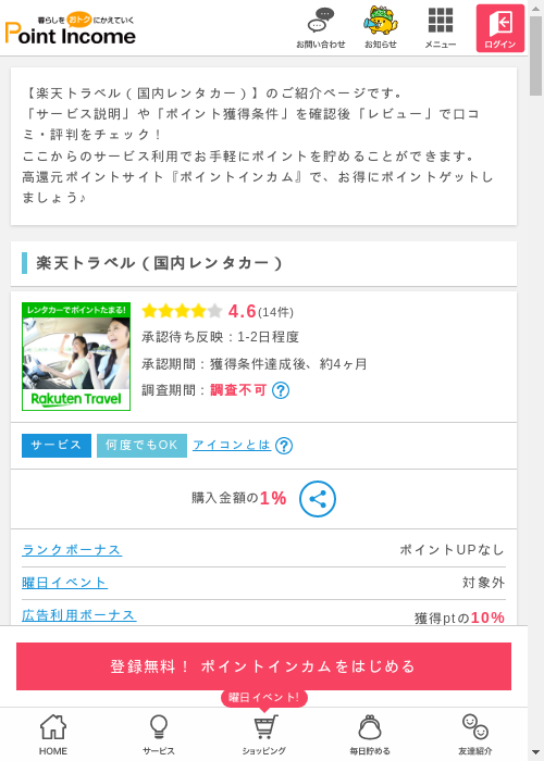 ポイントインカム過去最高画像