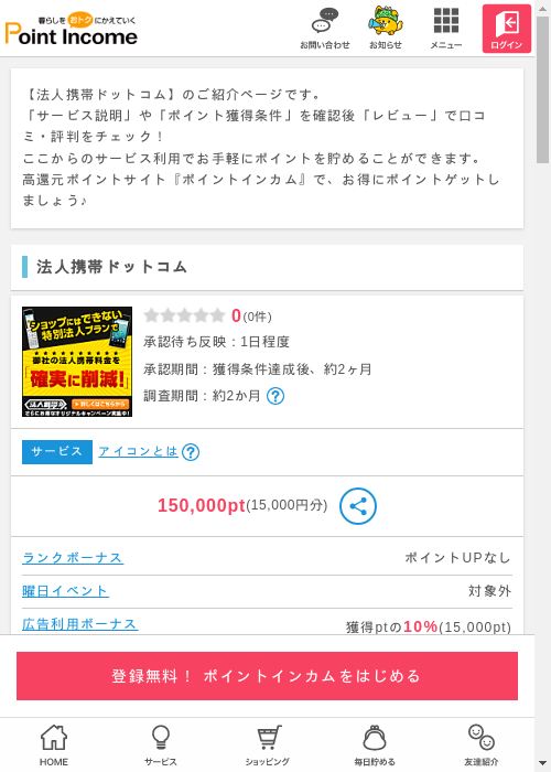 法人の過去最高画像（ポイントインカム・2026年3月6日）