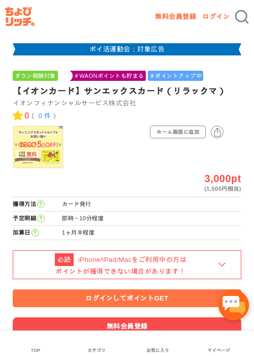 イオンの過去最高画像（ちょびリッチ・2026年4月28日）