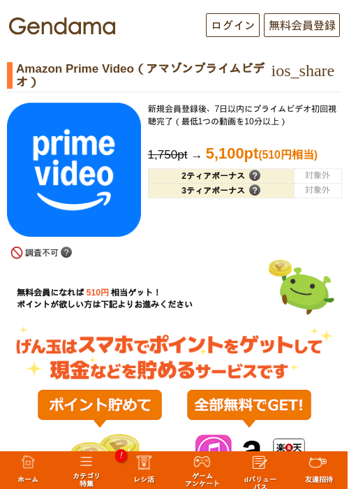 Amazonプライムの過去最高画像（げん玉・2026年5月14日）
