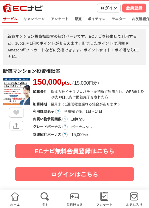 新築マンション投資相談室の過去最高画像（ECナビ・2026年4月23日）