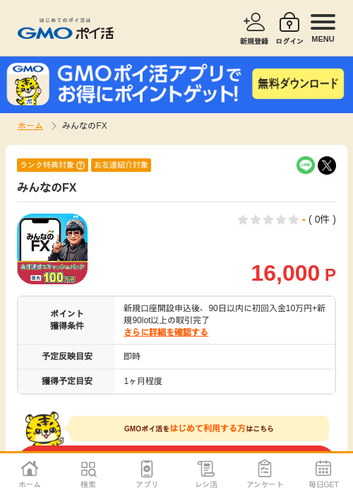 みんなのFXの過去最高画像（GMOポイ活・2026年4月9日）