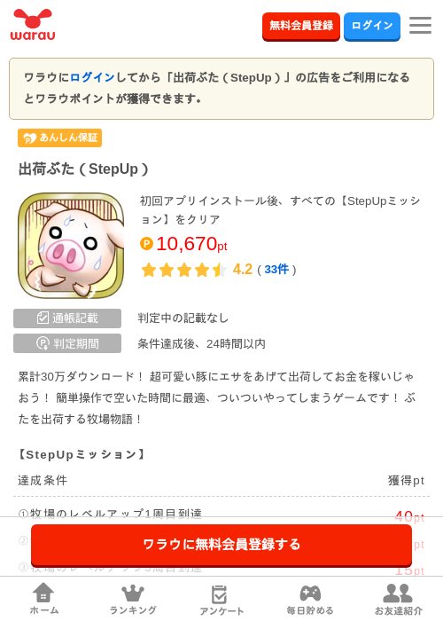 StepUpの過去最高画像（ワラウ・2026年4月8日）