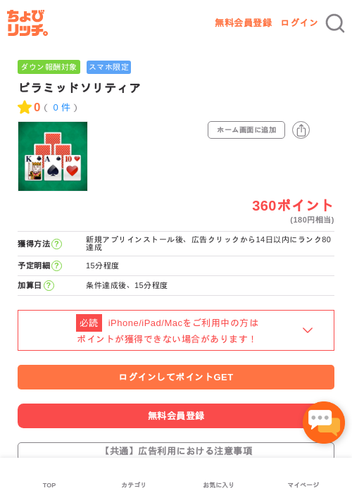 ピラミッドソリティアの過去最高画像（ちょびリッチ・2026年5月2日）