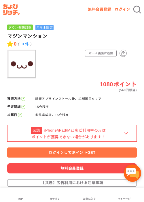 マジンマンションの過去最高画像（ちょびリッチ・2026年5月2日）