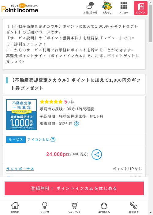 不動産の過去最高画像（ポイントインカム・2026年3月9日）