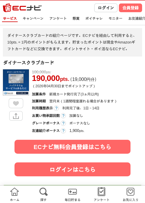 カードの過去最高画像（ECナビ・2026年4月23日）