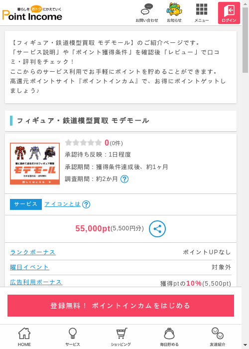 買取の過去最高画像（ポイントインカム・2026年3月6日）