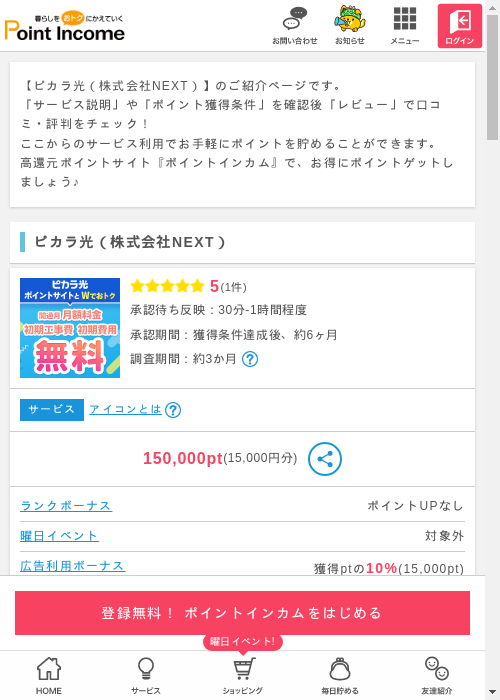 NEXの過去最高画像（ポイントインカム・2026年3月8日）