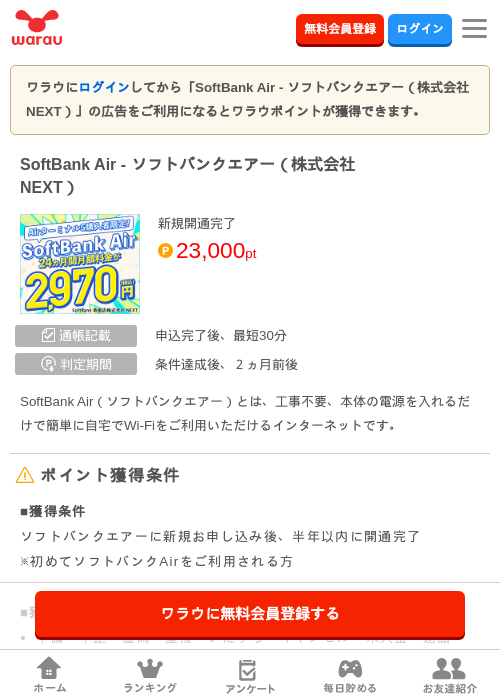 softbankの過去最高画像（ワラウ・2026年4月1日）