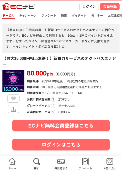 電力の過去最高画像（ECナビ・2026年4月23日）