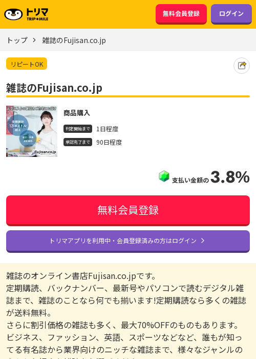 FUJIの過去最高画像（トリマ・2026年3月22日）