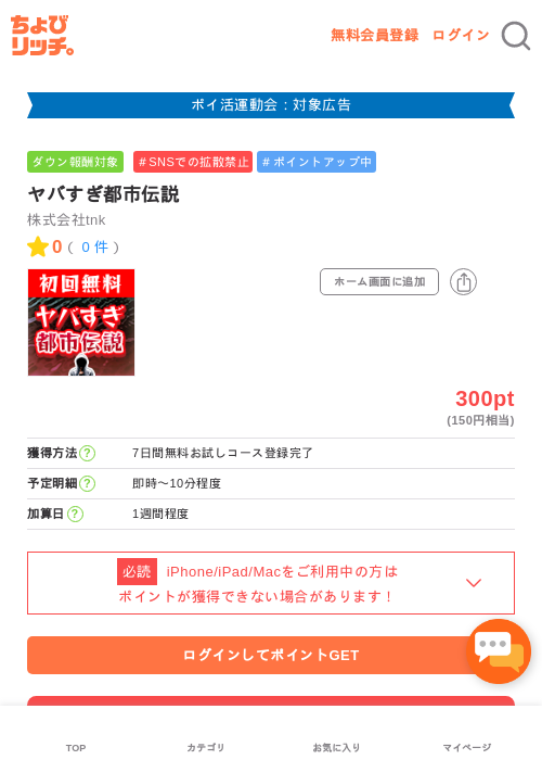ヤバすぎ都市伝説の過去最高画像（ちょびリッチ・2026年4月30日）