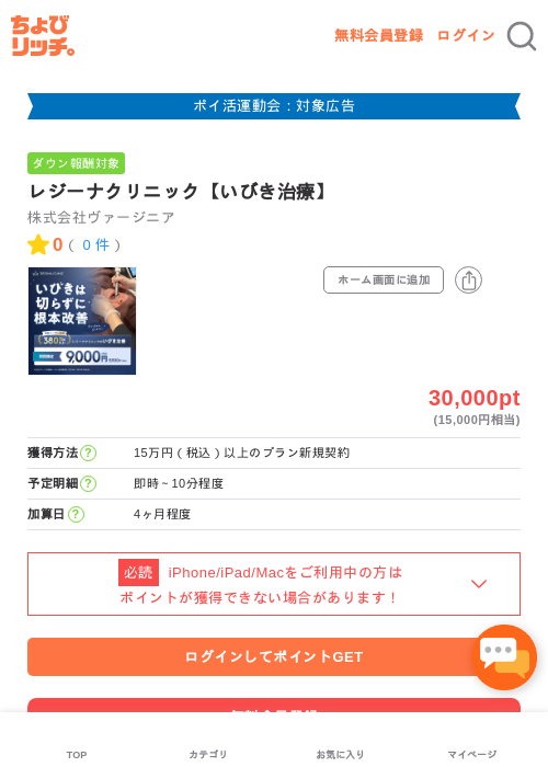 レジーナクリニック【いびき治療】の過去最高画像（ちょびリッチ・2026年4月30日）