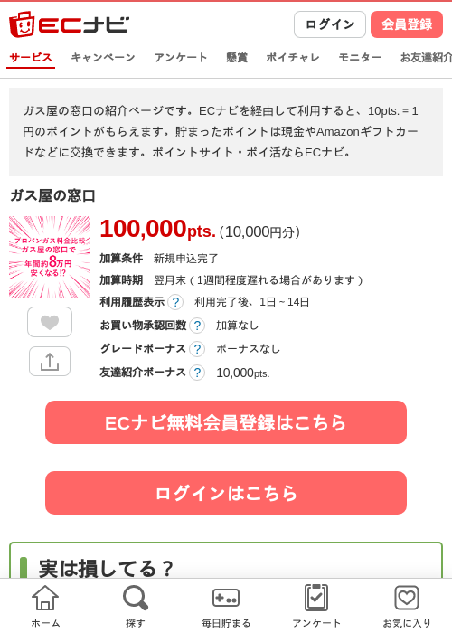 ガスの過去最高画像（ECナビ・2026年4月23日）