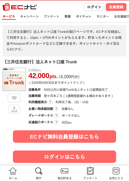 三井住友の過去最高画像（ECナビ・2026年4月23日）