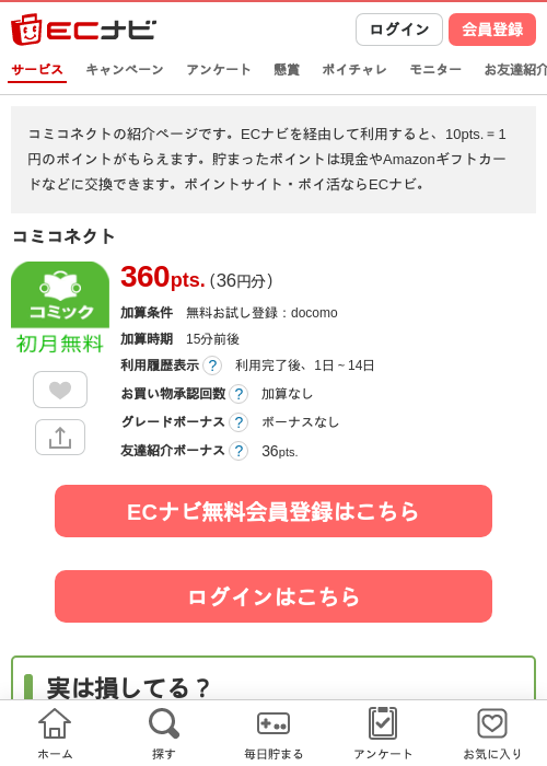 コミコネクトの過去最高画像（ECナビ・2026年4月21日）