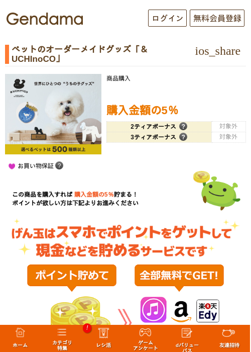 ペットのオーダーメイドグッズ「＆UCHInoCO」の過去最高画像（げん玉・2026年5月6日）