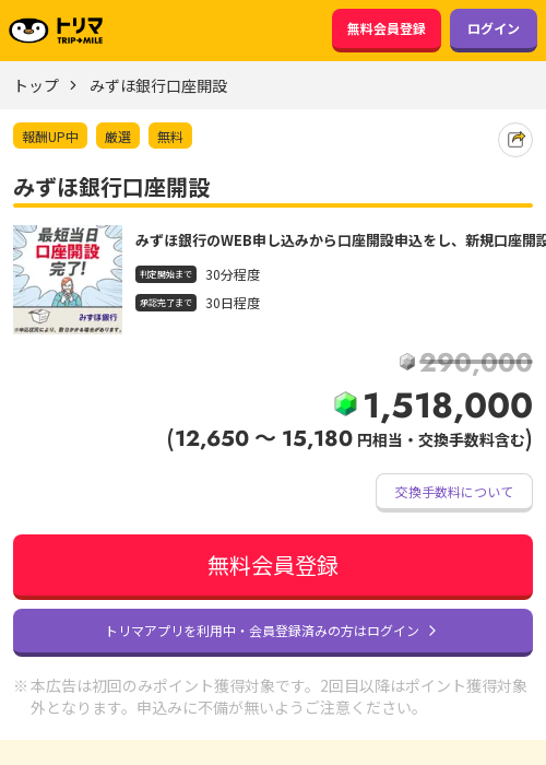 みずほ銀行の過去最高画像（トリマ・2026年3月23日）