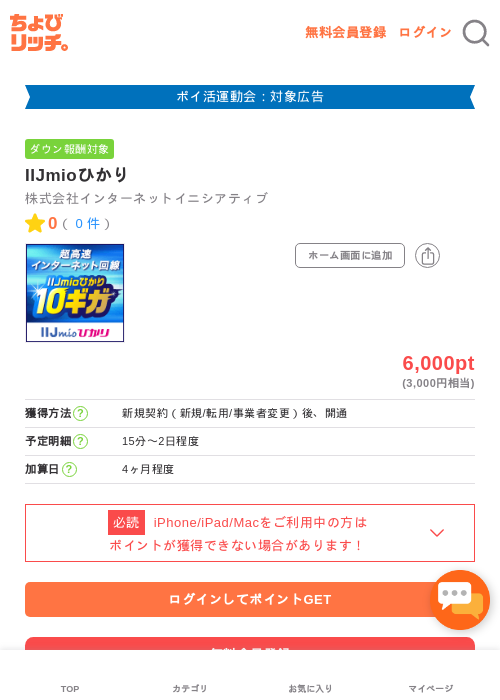IIJmioの過去最高画像（ちょびリッチ・2026年4月30日）