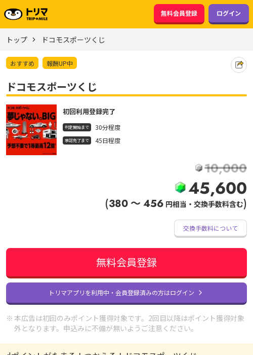 ドコモスポの過去最高画像（トリマ・2026年3月22日）
