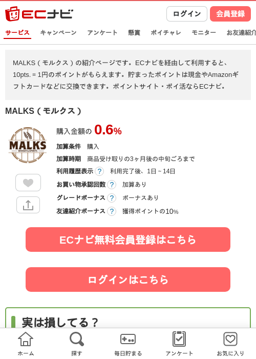 MALKS（モルクス）の過去最高画像（ECナビ・2026年4月21日）