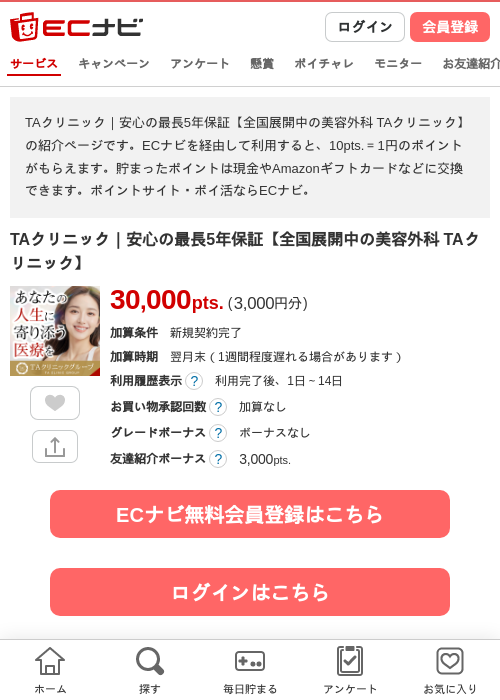 クリニックの過去最高画像（ECナビ・2026年4月23日）
