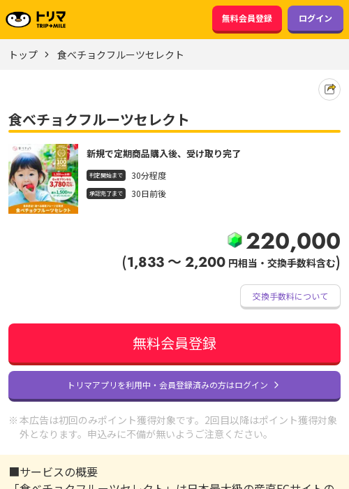 フルーツの過去最高画像（トリマ・2026年3月20日）