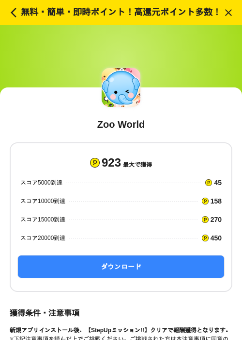Zoo Worldの過去最高画像（ハピタス（SKYFLAG）・2026年5月17日）